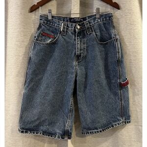 Vtg US‎ Polo Assn Jean Shorts Men's Size 30 Carpenter Destroyed Skate Grunge
